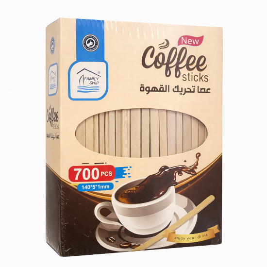 Picture of Rite Wooden Coffee Stirrers – 700 Pieces (Model 8839)