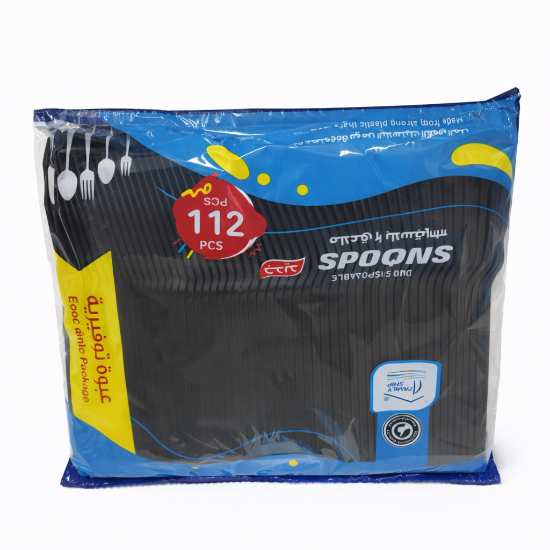 Picture of Rite Black Table Spoons – National | 112 Pieces × 36 Packs | Model 22-01