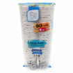 Picture of Rite paper cups with stylish letter designs, 4 oz capacity