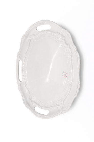 Picture of Rite Decorative White Round Melamine Plate – Size 32×31 cm | Model 6103