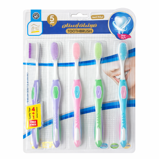 Picture of Rite Toothbrushes – 4+1 Pack (Model 8112)